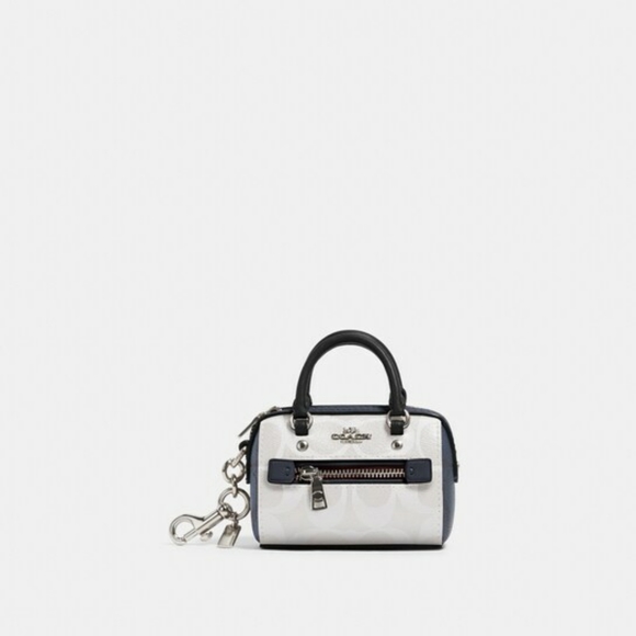 Coach Handbags - Coach mini signature Rowan bag charm